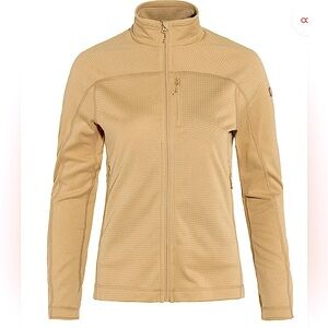 Fjällräven: Womens Abisko Lite Fleece Jacket Dune Beige